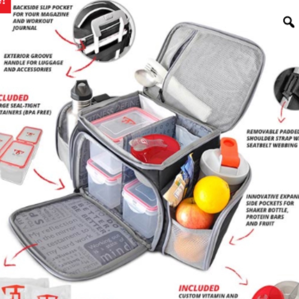The Shield Fitmark Meal Prep Bag